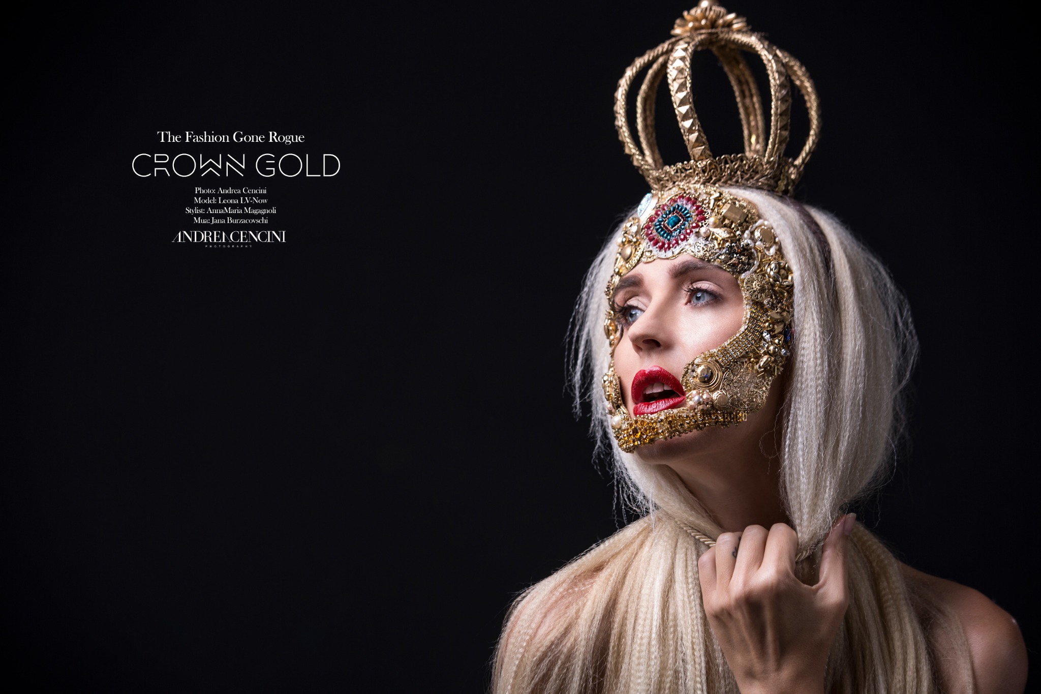 Editorial Crown Gold — fotografia di Andrea Cencini